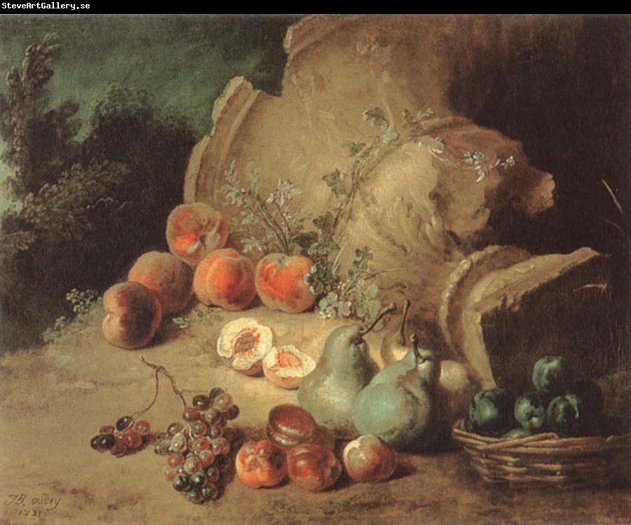 Jean Baptiste Oudry Still Life with Fruit